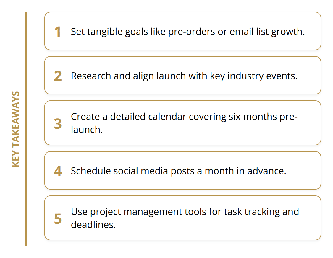 Key Takeaways - Book Launch Timelines: All You Need to Know