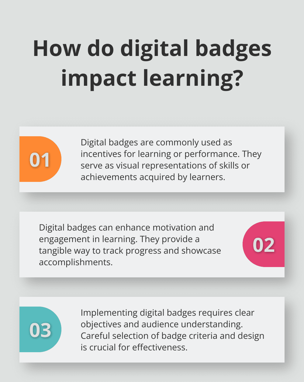 Infographic: How do digital badges impact learning?