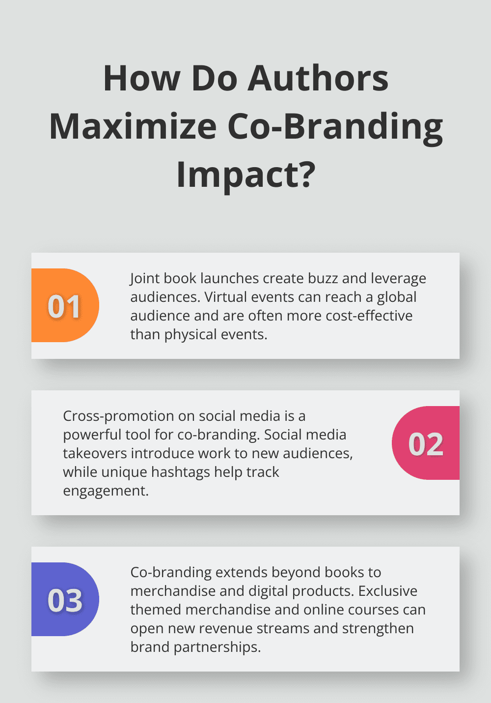 Infographic: How Do Authors Maximize Co-Branding Impact? - Author Co-Branding Opportunities